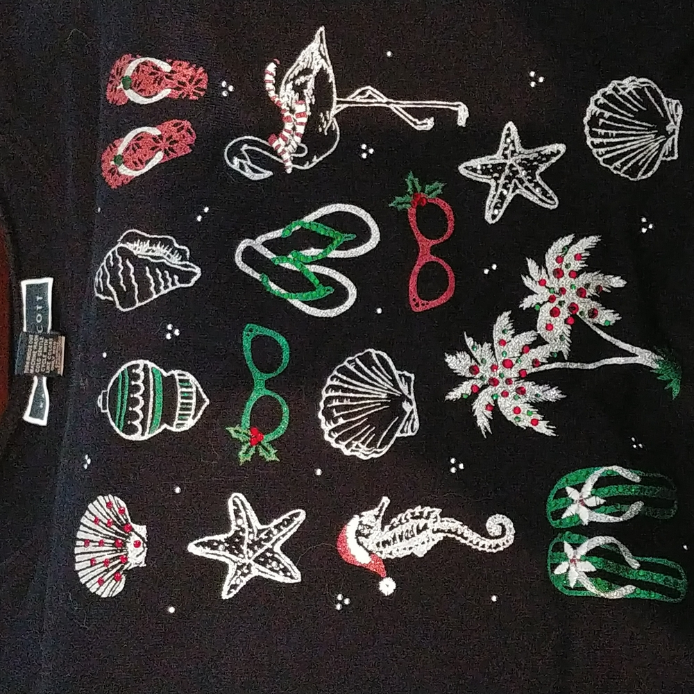 Embellished Christmas tee, NEW